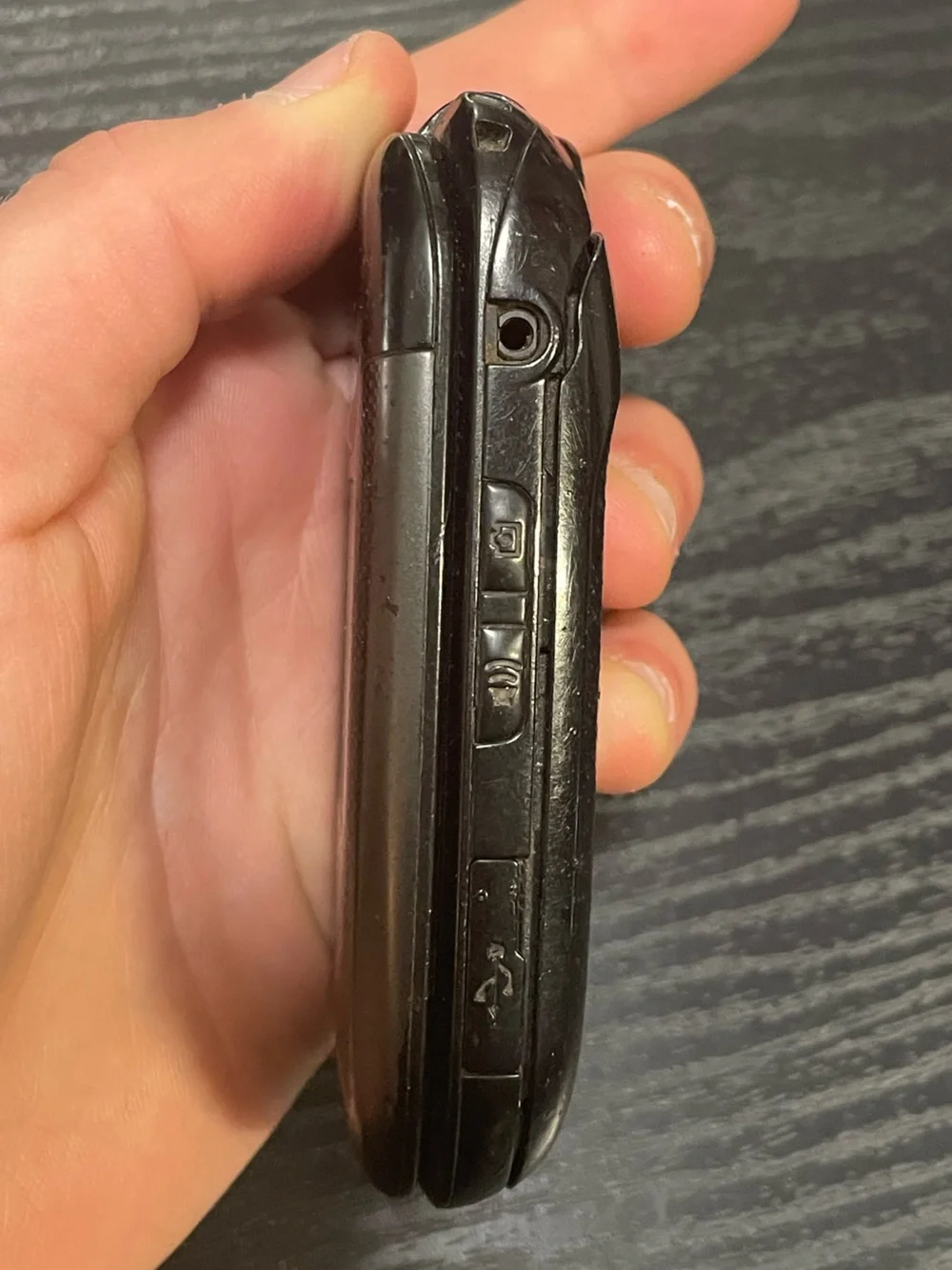 Verizon Samsung Flip Phone Cellular Device Black